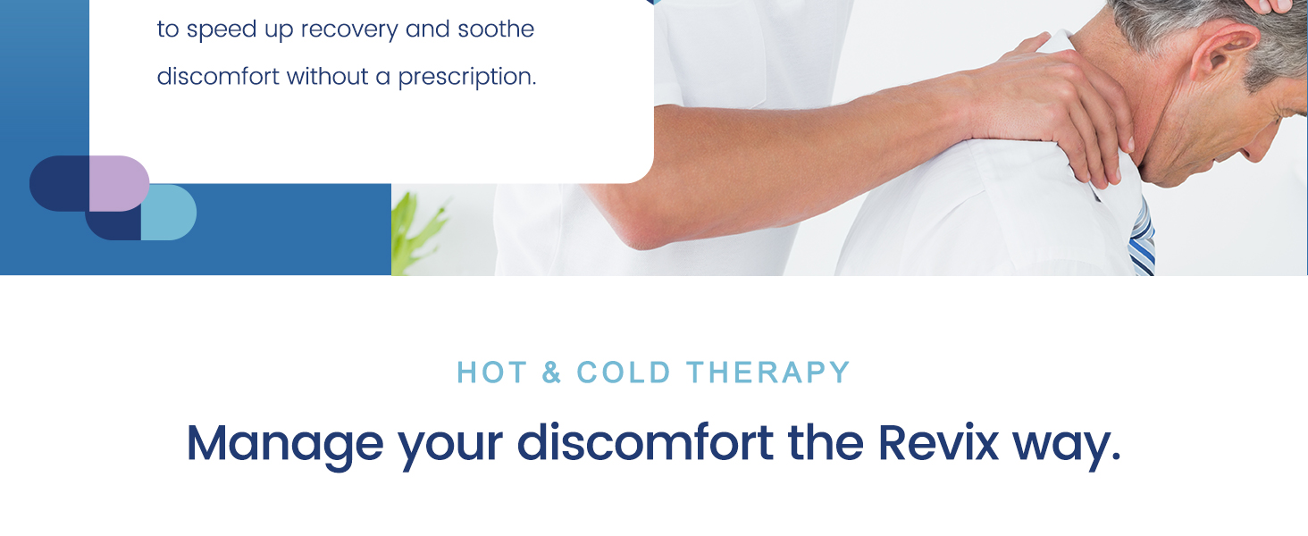 REVIX Neck Ice Pack Wrap – Reusable Hot Cold Gel Pack for Neck and Shoulder