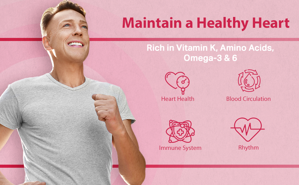 Strength & Spices Hypertensupport 100% Natural Supplement for Immune System & Heart Health – 15 Ingredients w Hawthorn Berry, Grape Seeds & Berries - 60 Vegan UK Made 1000mg Capsules