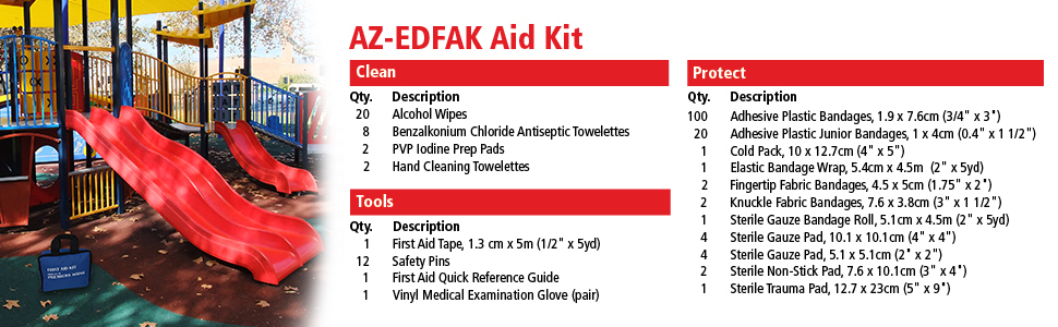 First Aid Central AZ-EDFAK Everyday Emergency First Aid Kit For Home, Travel, and Work, 185 Pieces