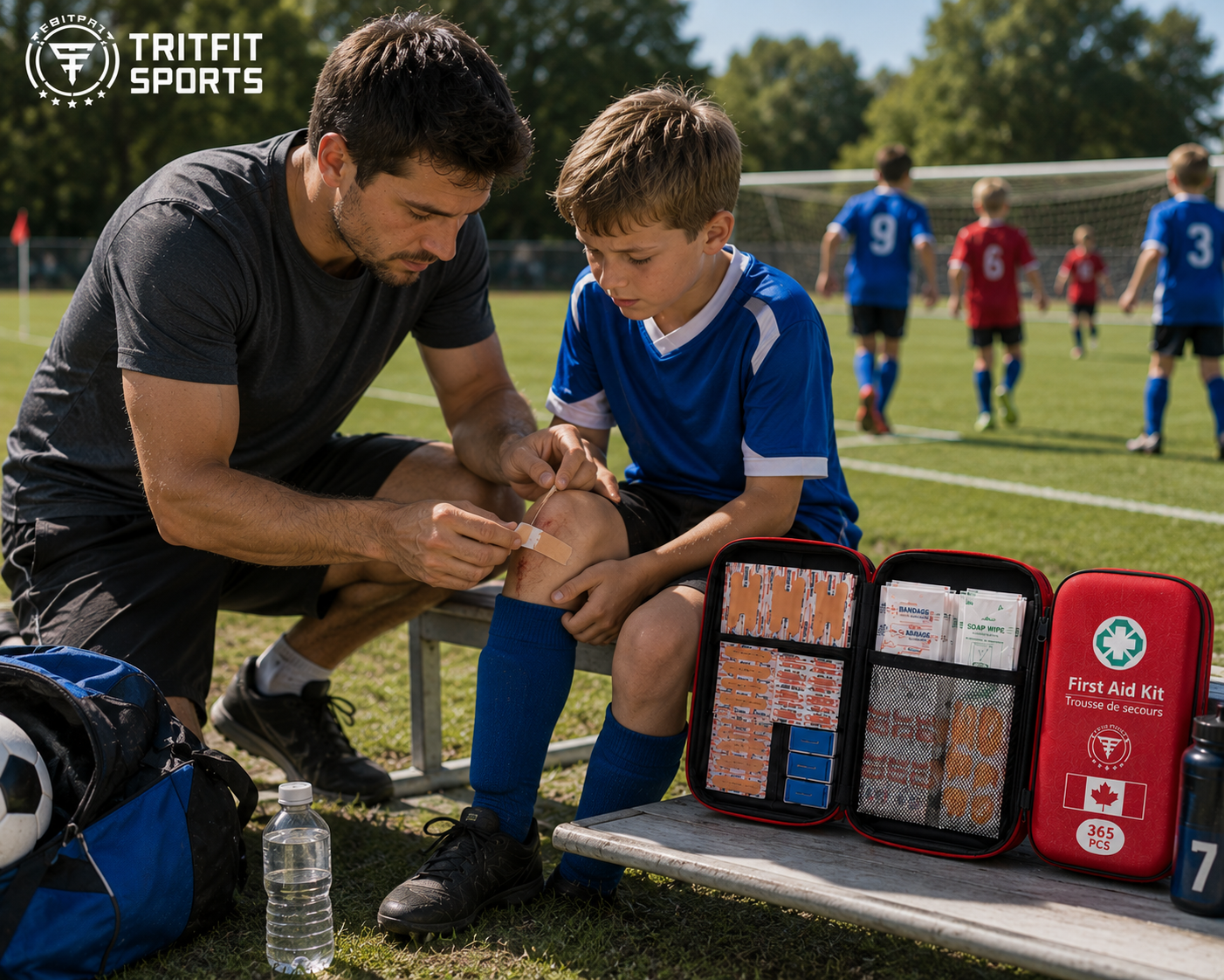 TF-3 Max by TRITFIT SPORTS - 365 PCS First Aid Kit & survival kit with Essential Supplies. First aid kit for car, First aid kit for Home, Boat, Car, Camping, Emergency kit, first aid kits, first aid.
