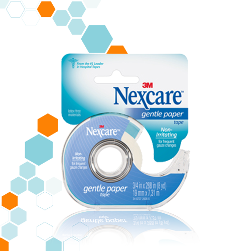 3M Nexcare™ Micropore Gentle Paper First Aid Tape, 25.4mm long, 2 Rolls