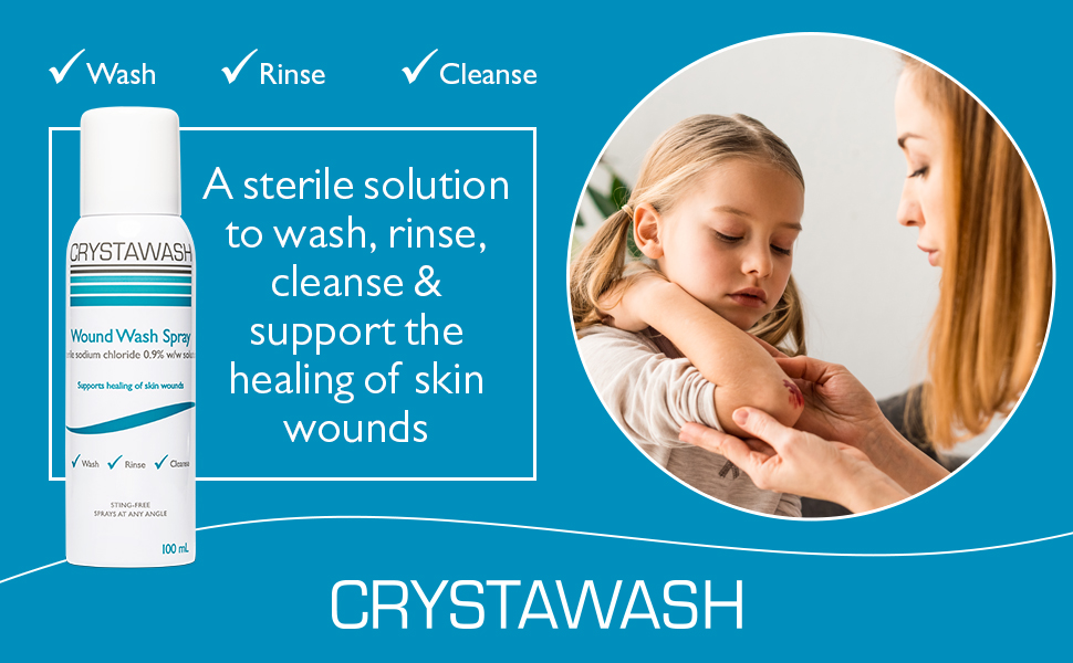 Crystaderm First Aid Cream - Wound Care Cream for Minor Skin Wounds. For Cuts, Grazes And Scrapes. Wound Healing, 10g Tube