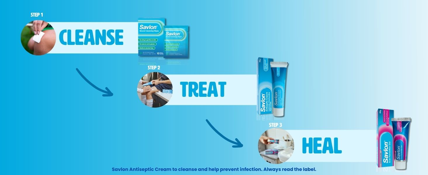 Savlon Antiseptic Cream, Helps Prevent Infections, First Aid Care, 100g