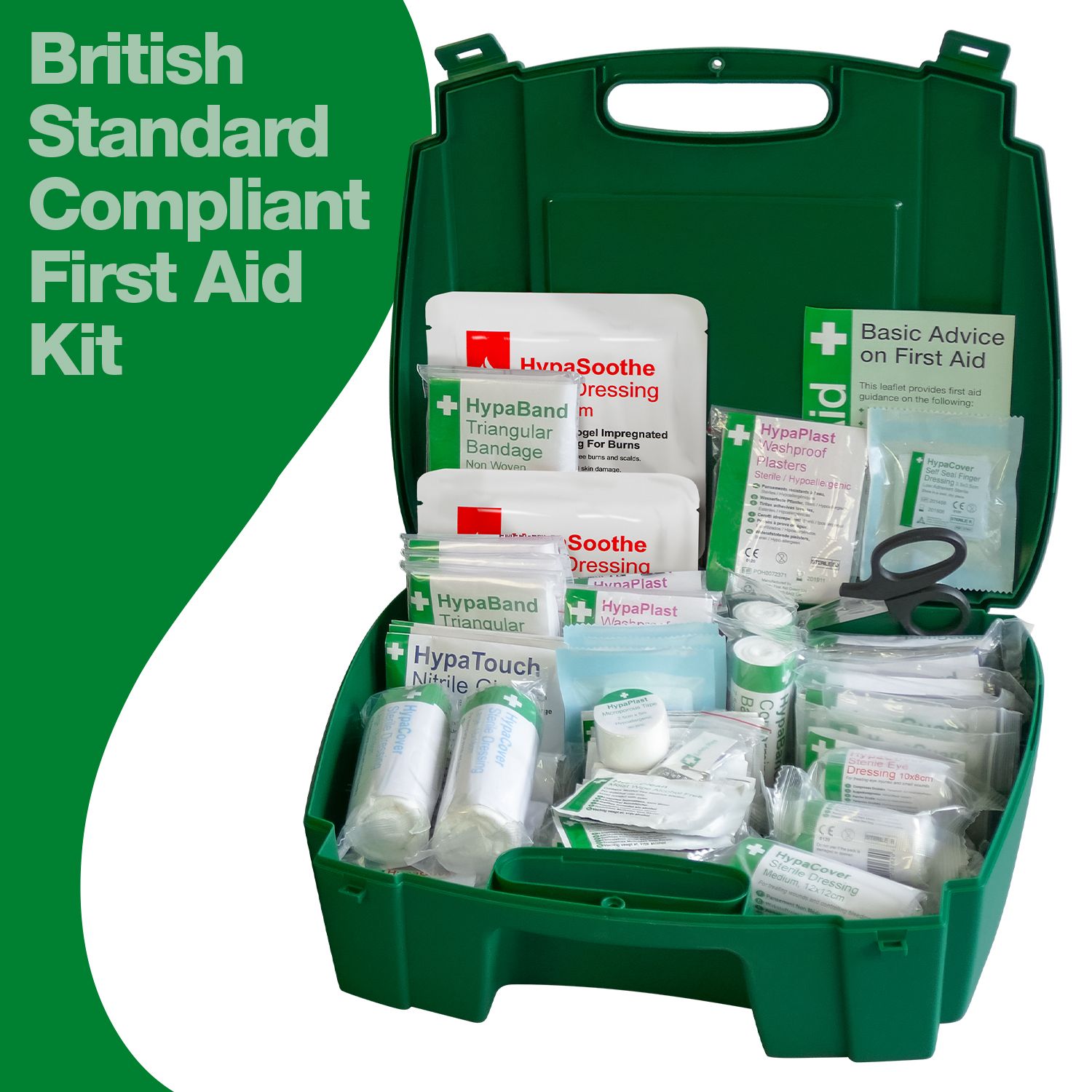 Safety First Aid Group Evolution First Aid, Eye Wash & Burns Point, Large, 43cm x 91cm | Large Fully-Stocked