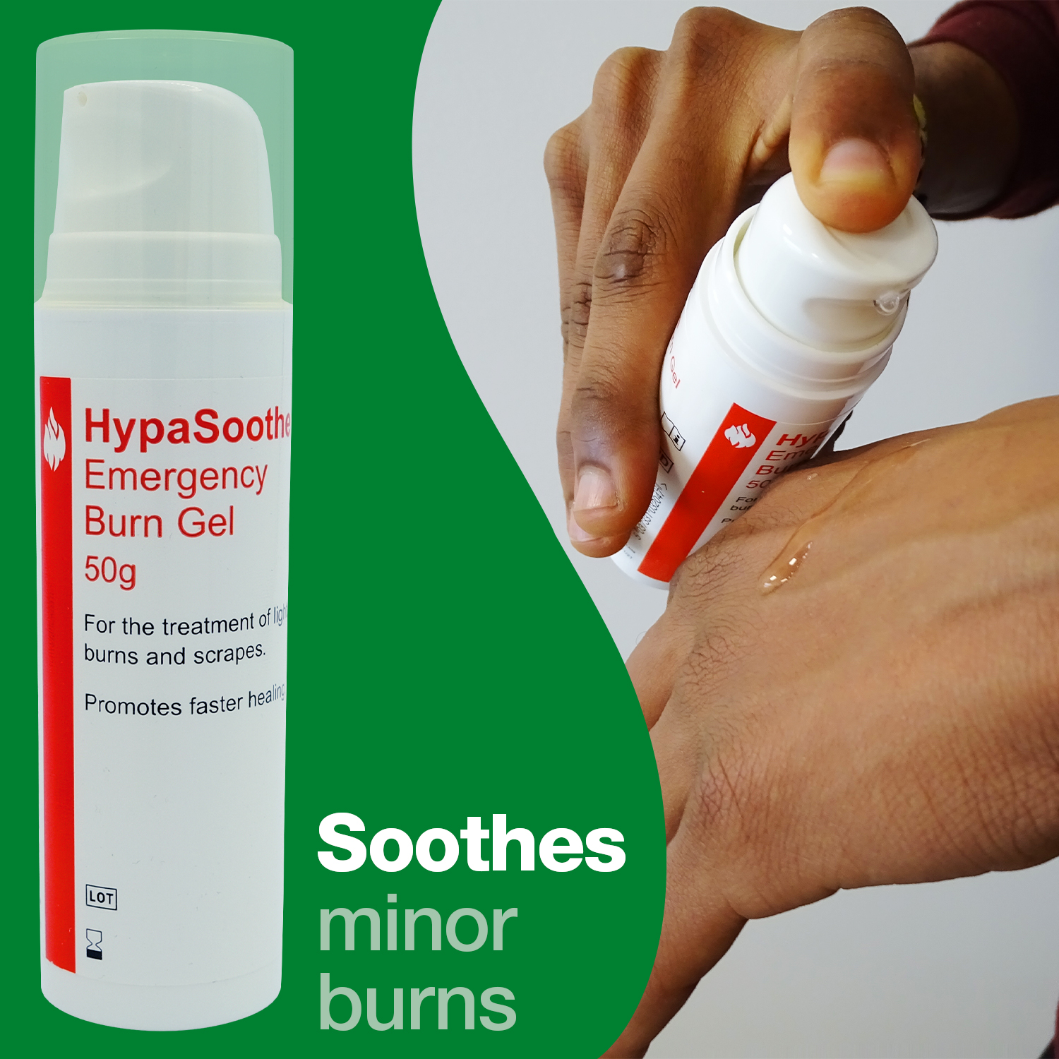 Safety First Aid HypaSoothe Pack of 20 Emergency Burn Gel 6g Sachets
