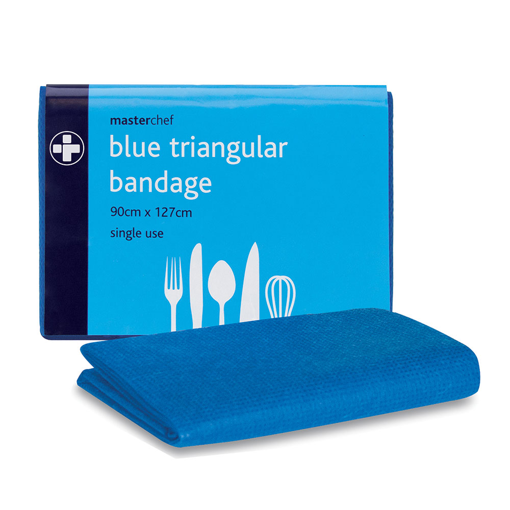 Reliance Medical 10 Persons First Aid Kit - HSE MasterChef All Blue First Aid Kit for Catering (for Ref 178), Containing Bandages, Plasters, Dressings and Wound Cleaning Wipes, Packaging May Vary