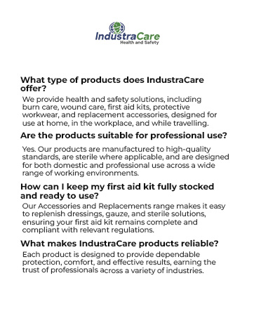 IndustraCare Economy Empty Green First Aid Kit - Ideal Replacement Box - Variety of Sizes (1-5 Person Empty Box)