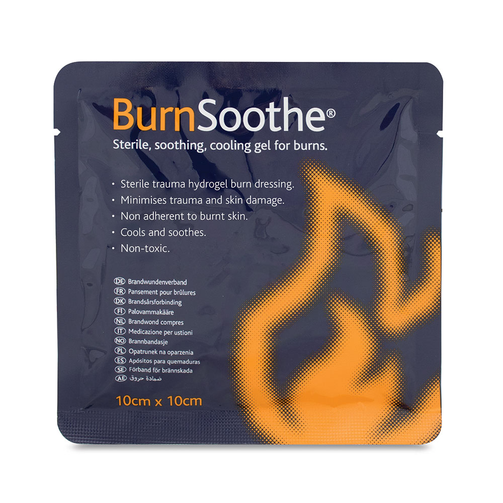 Reliance Medical Burn First Aid Kit - Red Stockholm Bag, Revolutionary Relabel Dressings, Ideal for Kitchens and Hazard Areas