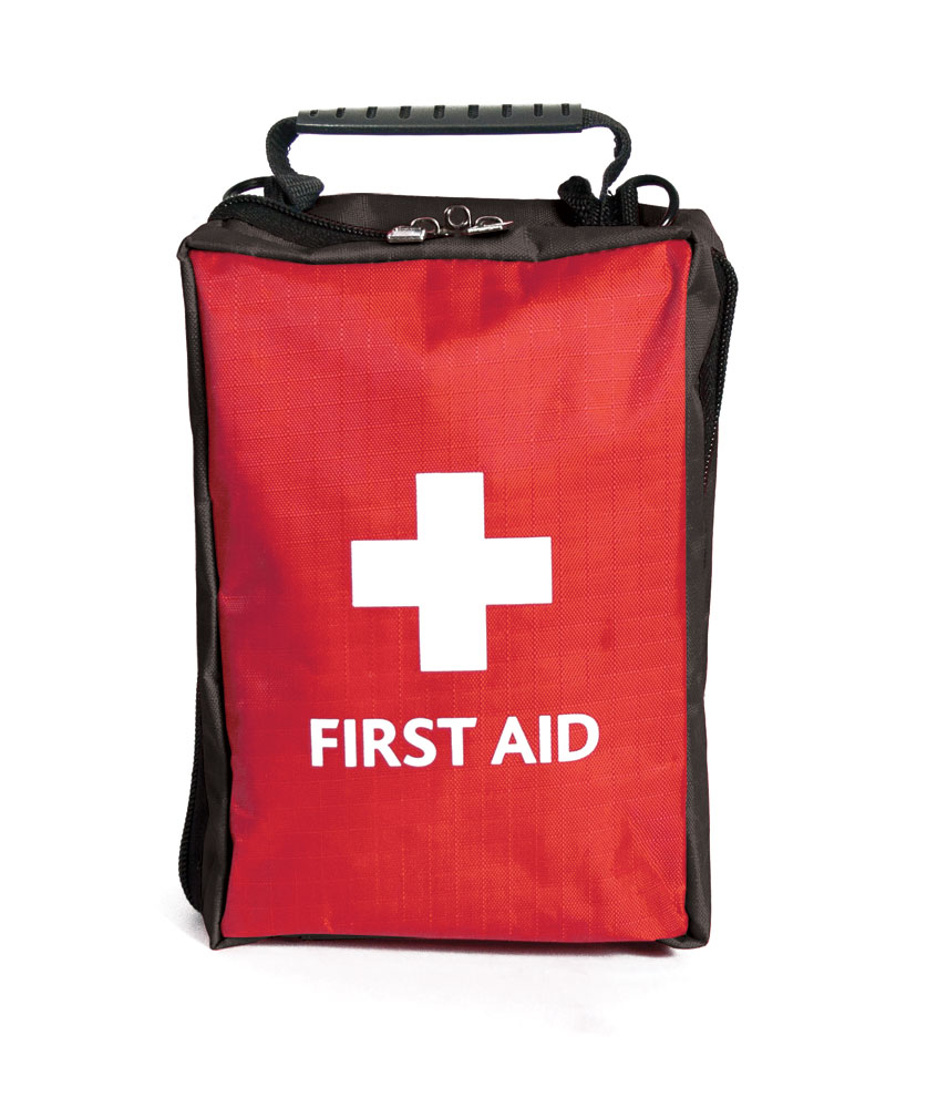 Reliance Medical Burn First Aid Kit - Red Stockholm Bag, Revolutionary Relabel Dressings, Ideal for Kitchens and Hazard Areas