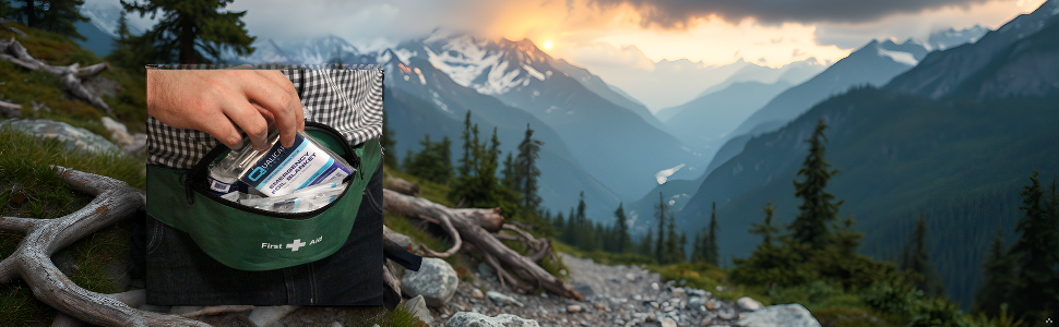 Bum Bag First Aid Kit | Portable Travel Hands-Free Hip Bag