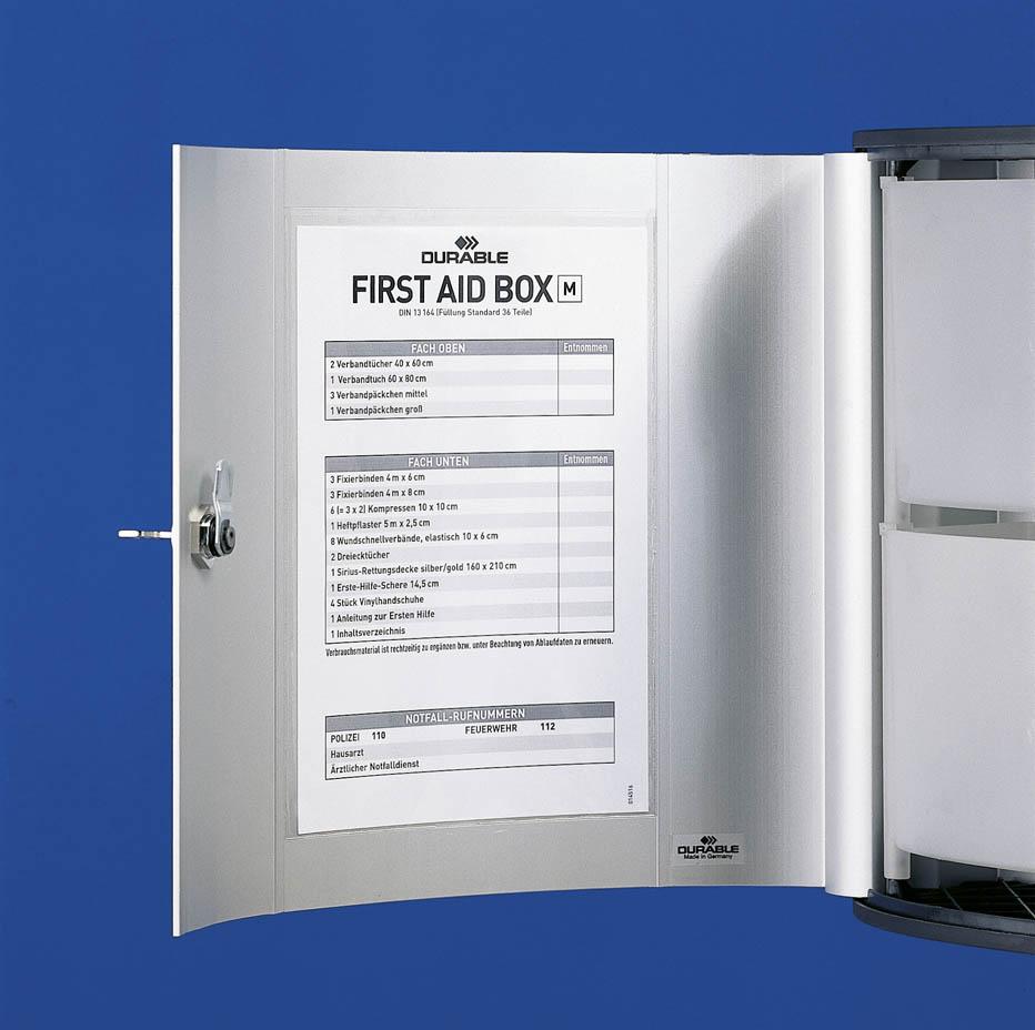 Durable M/1971-23 First Aid Set DIN 13164 Silver