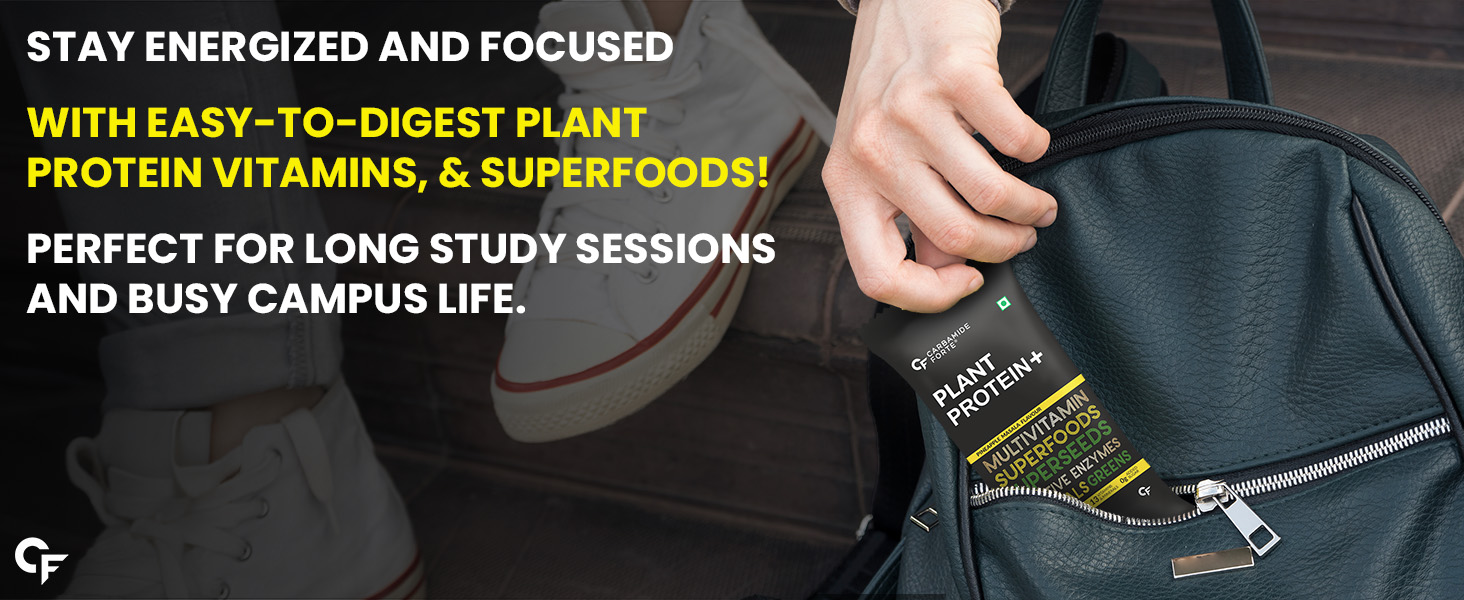 Carbamide Forte Plant Protein Powder - Plant Based Protein Powder | Pea Protein Powder | Plant Protein powder for men | 5 Flavors Plant Protein - Pack Of 5