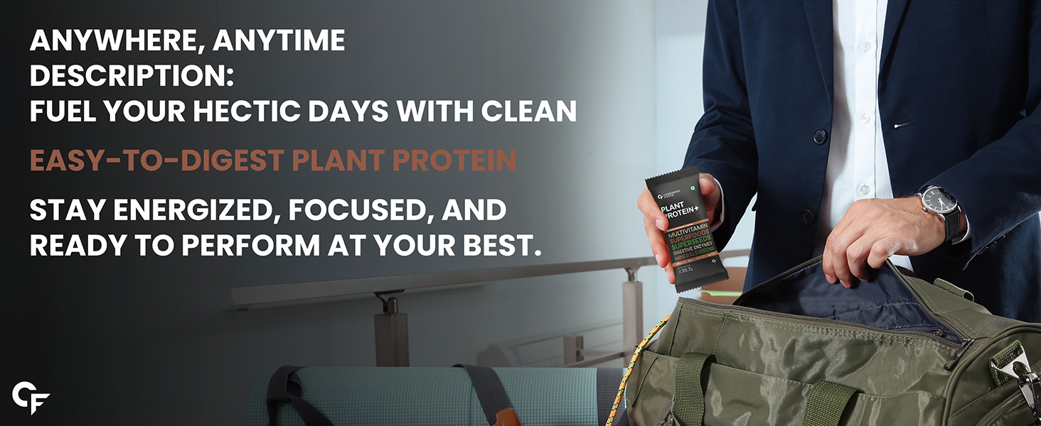 Carbamide Forte Plant Protein Powder - Plant Based Protein Powder | Pea Protein Powder | Plant Protein powder for men | 5 Flavors Plant Protein - Pack Of 5