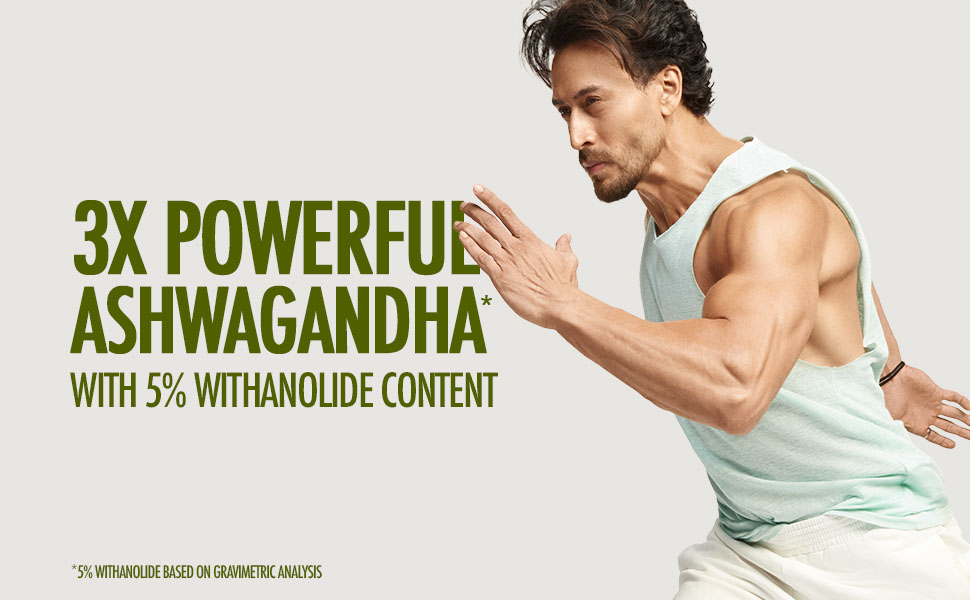 Kapiva Ashwagandha Gold 60 Caps |183rd day Nagori Ashwagandha | 5% Withanolide | Helps in Stress & Sleep Management | Improves Gym Performance | For Men & Women |100% Ayurvedic