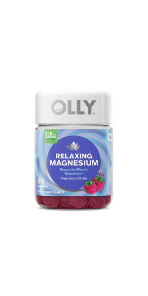 OLLY Relaxing Magnesium Gummies, Supports Muscle Relaxation* - 60 Count