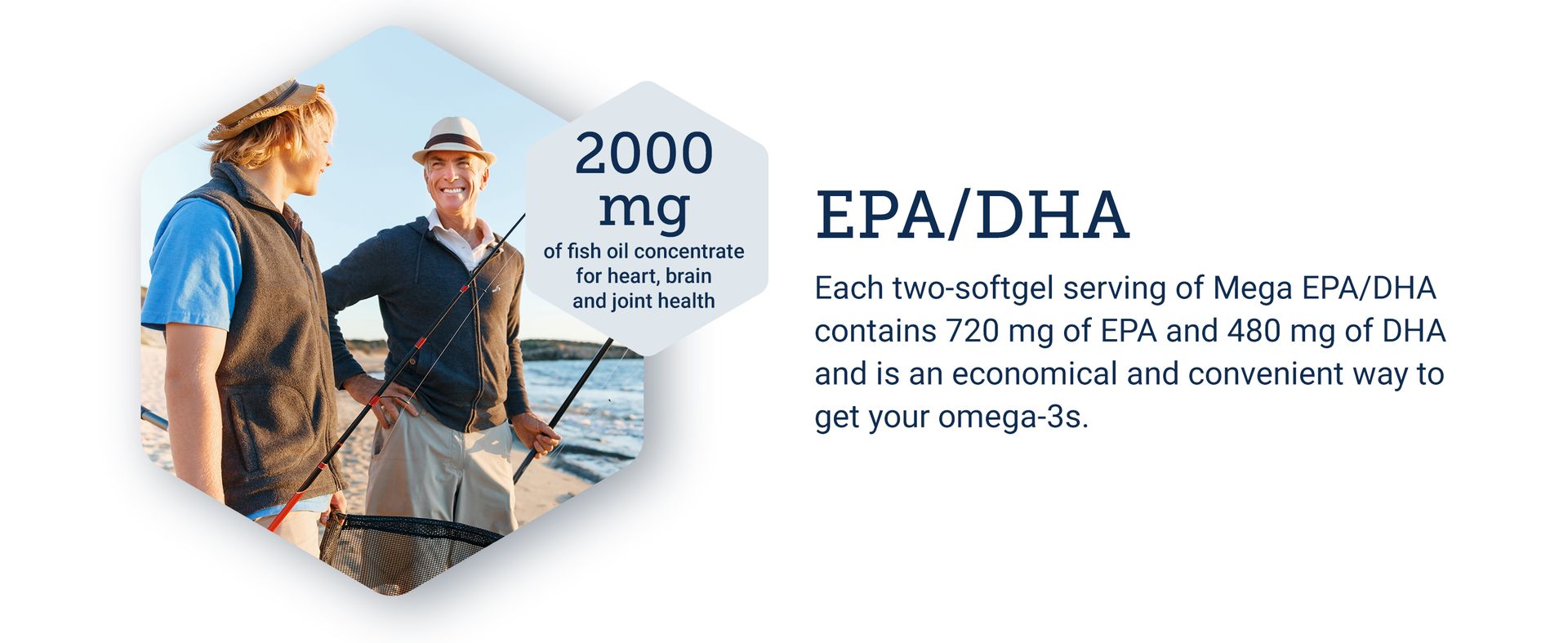 Life Extension Mega EPA and DHA, Omega-3 Fatty Acids, 120 Softgels