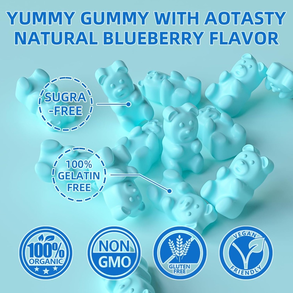 Sugar Free Collagen Peptides Gummies for Women Men, 1500mg Collagen Types I,II,III,V,X, Plus 5000mcg Biotin & Multi Vitamins for Healthy Skin Hair Nails, Immune Digestion Bone Support 4
