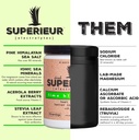 Superieur Electrolyte Powder Packets - Vegan Electrolyte Hydration Powder w/Sea Minerals - Keto Friendly, Non-GMO, Zero Sugar Electrolyte Supplement-Healthy Sports Drink -Lime Blueberry (14 Packets) 3