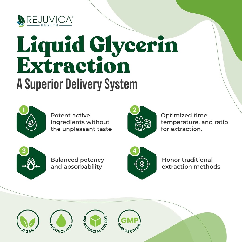 Rejuvica Health Active Adrenal + VitaLiver - Support Stress + Liver - Liquid Delivery for Better Absorption - Rhodiola, Milk Thistle, Holy Basil, Artichoke, 4