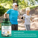 Purity Products HA Joint Formula Hyaluronic Acid + Key CoFactors - Joint + Skin Multi Collagen (Type I, II & III) - 5-Loxin - Olive Fruit Extract - Joint Flexibility + Mobility - 90 Capsules (3) 6