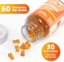 Turmeric Curcumin Gummies, Extra Strength Joint Support Gummies with Turmeric Curcumin, Vegan Non-GMO, Dietary Supplement, 60 Count 6