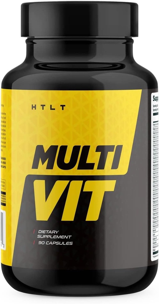 Multi VIT by HTLT | Complete Multivitamin for Men and Women | Daily Energy and Immunity Supplement | with Minerals and Antioxidants for Muscle Recovery, (90 Capsules) 2