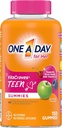 ONE A DAY Teen for Her Multivitamin Gummies, Gummy Multivitamins with Vitamin A, C, D, E and Zinc for Immune Health Support, Physical Energy & More, 60 Count (Pack of 2) 5