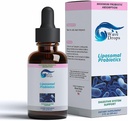 Liposomal Probiotics, Probiotics for Women & Men, Powerful 35 Billion CFUs Non-GMO, Vegan, Gluten-Free, Liquid Drops for Digestive Health and Immune Support 59 Servings 4