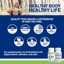 Power By Naturals ADK Vitamin Supplement: Vitamin A, Vitamin D3 5000 iu, and Vitamin K2 MK-7, Support Bone Health Vitamin ADK Supplement, Pure Vitamin D3 K2 MK7 & A, Pack of 2 (60 Capsules Each) 5