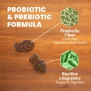 VetriScience Gut Health Chews, Probiotic Everyday Digestive Supplement for Cats, Pet Probiotics for Digestion Support, Gas and Diarrhea, Immune Support, 120 Million CFU Per Chew, Duck, 60 Count 5