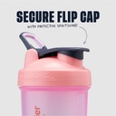 BlenderBottle Shaker Bottle with Pill Organizer and Storage for Protein Powder, Classic V2 ProStak System, 22-Ounce, Pink 4
