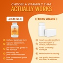Alkalini-C Vitamin C Powder Supplement, Potent Natural L-Ascorbate Vit C Powder 1500mg, Corn-Free Non-GMO VIT C, Buffered Vitamin C Enhanced Absorption, 100% Pure Form, Immune Support Supplement 16oz 5