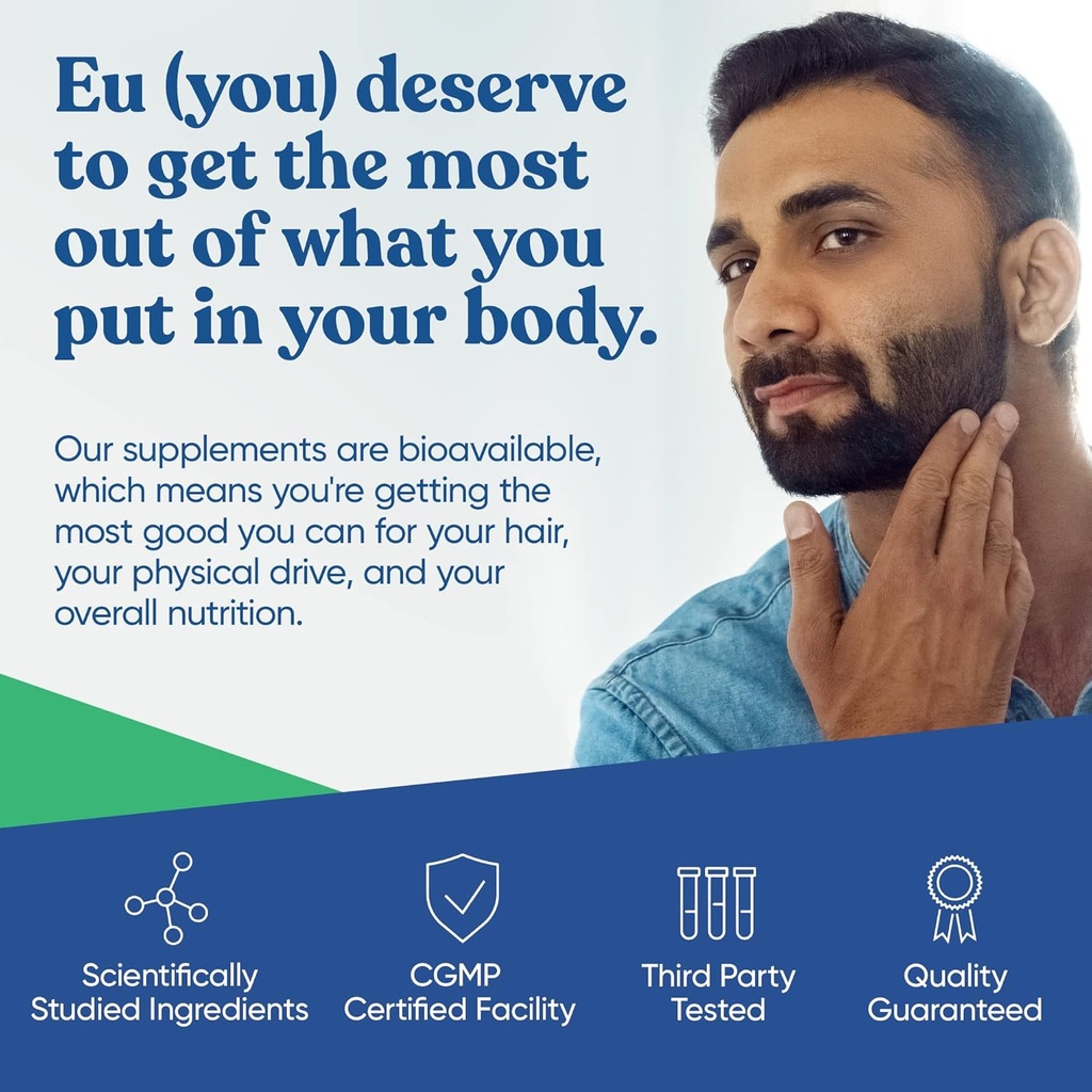 Next Gen Multi for Him Advanced Men’s Multivitamin Supplement – 26-in-1 Multiblend for Beard & Hair Growth, Men’s Reproductive Health, Metabolism, Heart, Skin, Prostate Support, More – 60 Veg Capsules 6