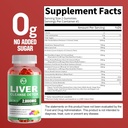 Liver Cleanse Detox & Repair Gummies, Sugar Free Liver Health Support Supplement with 2000mg Milk Thistle, Glutathion, Dandelion, Alpha Lipoic Acid, Artichoke and other Herbs, 1 Pack, Raspberry Flavor 3