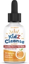 Kidz Cleanse | Zeolite Detox for Kids | Development, Behavior, Energy and Gut Health Support Supplement | Easy to Take, Pure Liquid Zeolite Drops + Methyl B12 + D3 (Orange Flavor) - 2oz 2