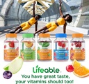 Lifeable Garlic 1000mg + Magnesium, Gummies Bundle - Great Tasting, Vitamin Supplement, Gluten Free, GMO Free, Chewable Gummy 6