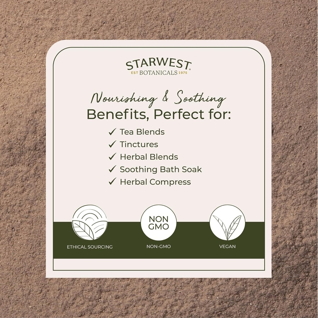 Starwest Botanicals Burdock Root Powder Organic - Natural Source of Antioxidants, Loose Herb for Tea, Rice, Soup & Stews, Certified Kosher, Non-GMO - Bulk 1 lb Bag 5