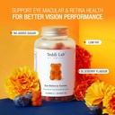 Unichi Eye Health Gummy, Lutein and Zeaxanthin Supplement for Eye and Retina Health, Blueberry Flavour, 60 Count 4