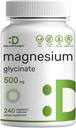 Deal Supplement Magnesium Glycinate 500mg Veggie Capsules & Berberine Supplement with Yohimbine Bundle – Easily Absorbed Chelated Mineral – High Absorption Hydrochloride HCl Forms 3