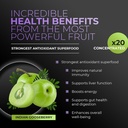 Amla Powder & Immunity Blend Superfood Supplement with Elderberry, 20x Ultra Concentrated Amla, Immune Support, Made with Ginger, Cinnamon, Peppermint, Indian Gooseberries, Immunity, 90 Servings 4
