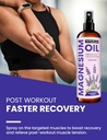 Venture Pal 100% Pure Magnesium Oil Spray with Lavender, Fast Absorption, Less Sting, Ultra-Soothing for Sleep & Muscle Relaxation, Seven (Big 8 oz) Minerals 6