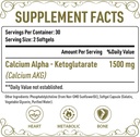 Liposomal Calcium AKG Supplement 1500 MG (Alpha-Ketoglutaric Acid), High Absorption, More Effective Than AAKG, Ca AKG for Longevity, Age Defense, Cellular Energy, Metabolic Function, 240 Softgels 3