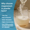 NatureBell Magnesium Glycinate Powder 500mg, 1lb (16oz) | 100% Chelated for High Absorption | Peach Mango Flavor | Supports Muscle, Bone & Heart Health | Sugar-Free, Bitterless, Non-GMO, Vegan 5