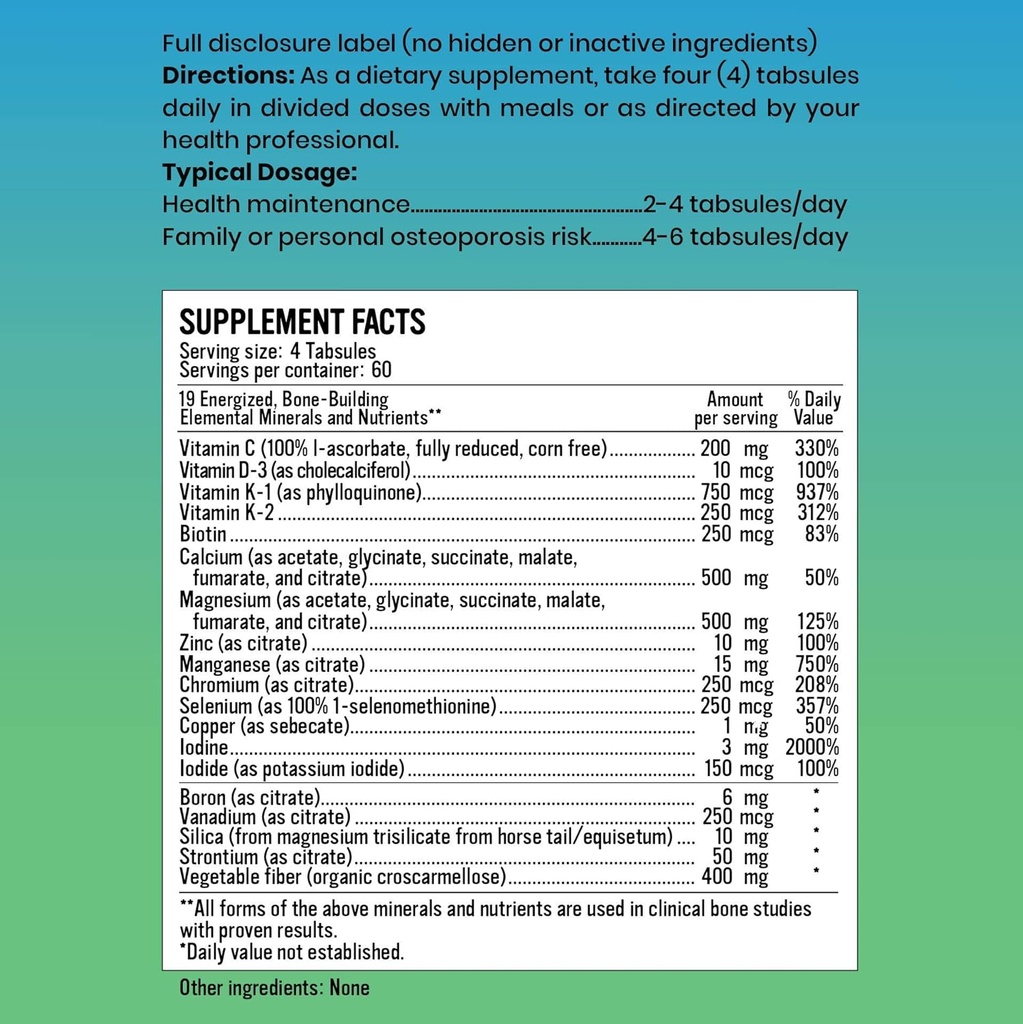 Alkalizing Minerals + 100 Count - Alkaline Trace Minerals Plus Calcium, Magnesium, Potassium Mineral Supplements Alkalizing Supplements and Multimineral with Daily Minerals for pH Balance 3