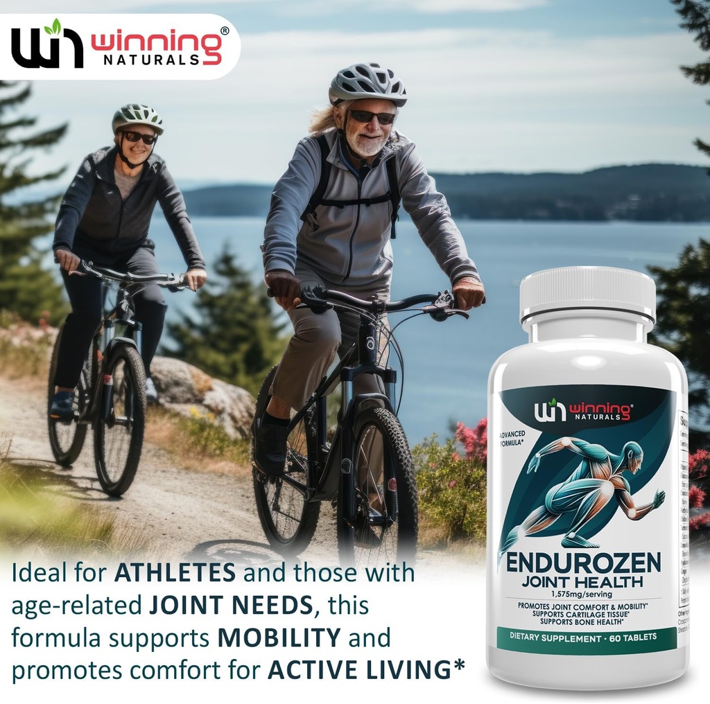 EnduroZen Joint Support Supplement Advanced Formula (60 tabs) - Glucosamine, Chondroitin, MSM, Turmeric| Joint Health & Mobility Support| Non-GMO| for Men & Women| Supports Cartilage & Flexibility 5