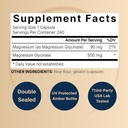 NatureBell Magnesium Glycinate Capsules 500mg & Colostrum Capsules 1,000mg Per Serving Bundle Pack | Chelated & Purified Mineral | Mother’s First Milk from Grass Fed Bovine 4
