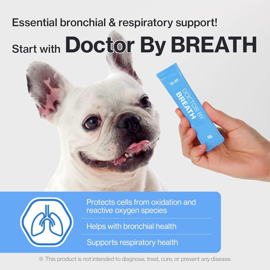 Doctor By Breath Bronchial Supplements for Dogs - Dog Cough Relief - for Dry, Wet & Barkly Pet Cough (8.5 Ounce (Pack of 1)) 5