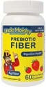 Uncle Moishy Vitamins Prebiotic Fiber 60 Gummies | Keto Sugar Free Gummy Chews for Toddlers |4g Fiber for Children Constipation Support | Natural Kosher Halal Berry Chewable 2