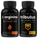NutraChamps L-Arginine Capsules and Tribulus Capsules 2 Pack Bundle