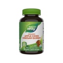 Nature's Way Organic Apple Cider Vinegar Gummies, 500 mg Organic Apple Cider Vinegar per 2-Gummy Serving, Apple Flavored, 60 Gummies (Packaging May Vary)